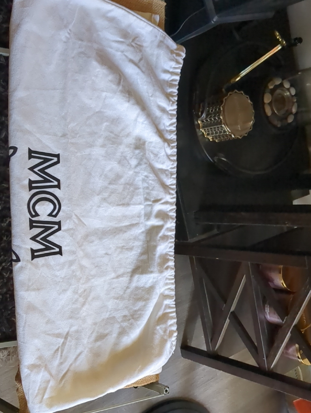 🧡MCM Cognac Monogram Tote with Gold Hardware. AUTHENTIC 🧡🧡 - Picture 16 of 16